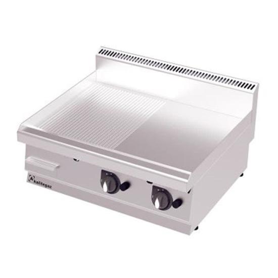 Kalitegaz Gazlı Pleyt Izgara Yarı Oluklu Yarı Düz Yüzey 100x70x29 Cm GS1070G (GS1070G)