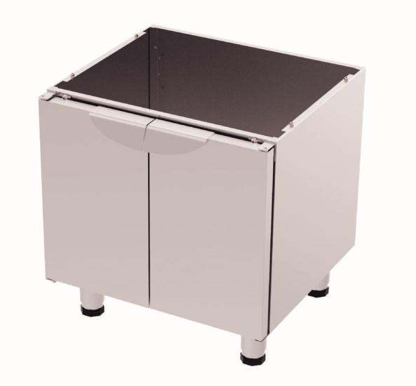 Kalitegaz Paslanmaz Set Altı Kapaklı Dolap 60x60x61 cm CS6060 (CS6060)