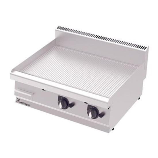 Kalitegaz Pleyt Izgara Oluklu Elektrikli 100x70x29 cm GG1070E (GG1070E)