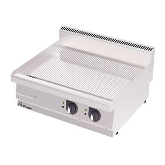 Kalitegaz Pleyt Izgara Oluklu Krom Kaplı Elektrikli 120x70x29 cm GG1270EC (GG1270EC)