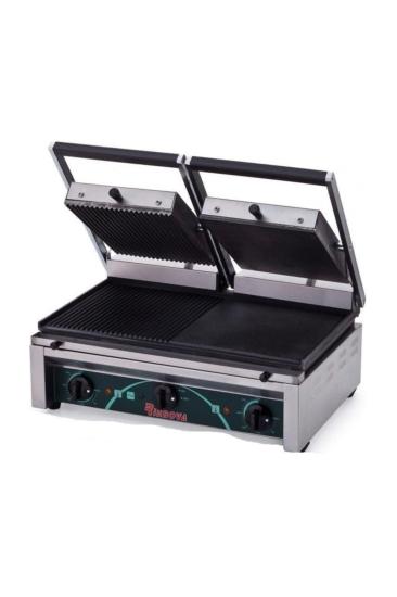 Kalitegaz Elektrikli Tost Makinesi Çift Kapaklı Tek Oluklu Yüzey Rinnova RN 103-B (RN103-B)