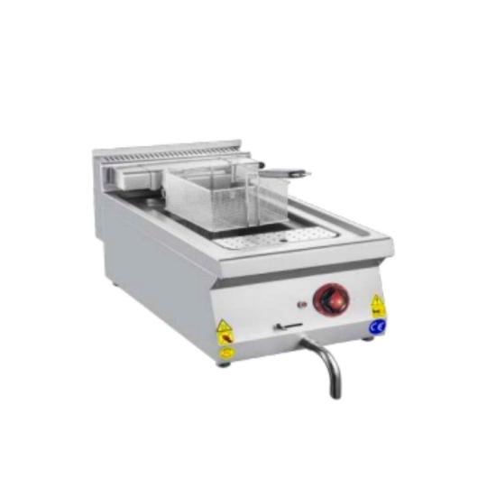 CSA 10 Litre Gazlı Fritöz 700 seri 40x75x30 cm KRCS.ESFG.470 (KRCS.ESFG.470)