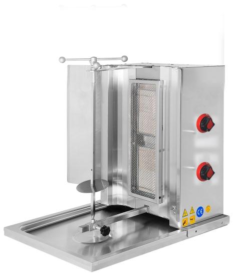 CSA 2 Radyanlı Sabit Döner Ocağı Gazlı ve Lpg Li CE Belgeli KRCS.SDOG.2 (KRCS.SDOG.2)