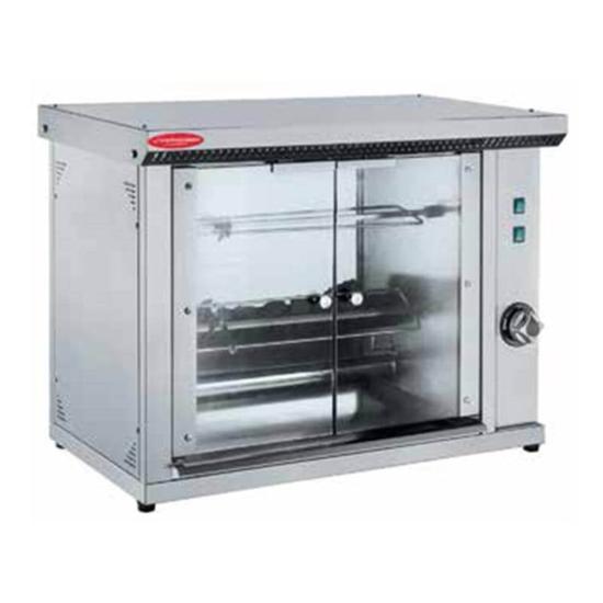 CSA Gazlı Piliç Çevirme Makinesi 12 Piliç Kapasiteli Set Üstü KRCS-PLCD 3-G (KRCS.PLCDG.3)