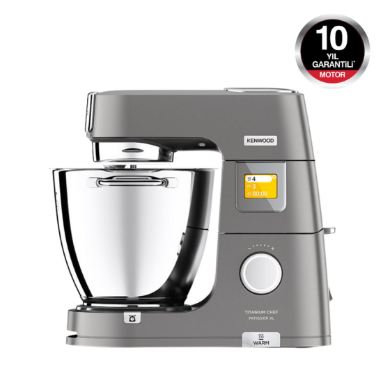 Kenwood Titanium Chef Pattisier XL Isıtma Özellikli 1500 Watt 7L Mutfak Şefi KWL90.004SI (KWL90.004SI)
