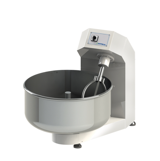 Mateka 125 kg 2 Hızlı Kapaklı Trifaze Çatallı Hamur Yoğurma Makinesi 400V HYM-900KDT (HYM-900KDT)