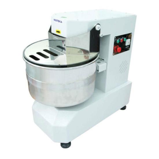 Mateka SPZ 500T Spiral Hamur Yoğurma Mikseri – 40 kg, Zincirli, Trifaze 380V