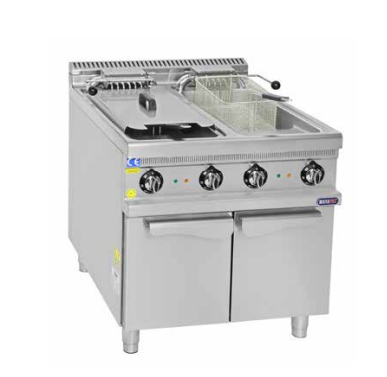 Mayapaz 22+22 Litre Elektrikli Fritöz Alt Dolaplı 700 seri M-DFE 890 (M-DFE 890)