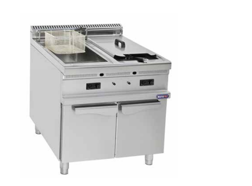 Mayapaz 22+22 Litre Gazlı Fritöz Alt Dolaplı 700 Seri M-DFG 890 (M-DFG 890)