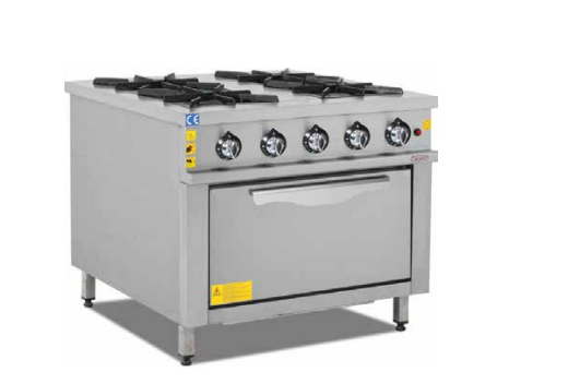 Mayapaz 4 Lü Gazlı Kuzine 100x100x85x M-KZG 1010 (M-KZG 1010)