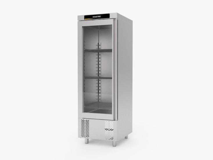 Ndustrio Dik Tip Gastronorm Buzdolabı 1 Tam Cam Kapılı CPG-101-GD (CPG-101-GD)