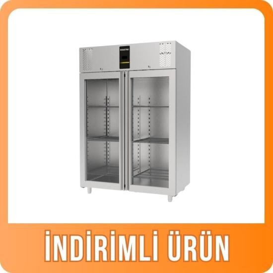 Ndustrio Dik Tip Snack Buzdolabı 2 Tam Cam Kapılı CPS-202-GD (CPS-202-GD)