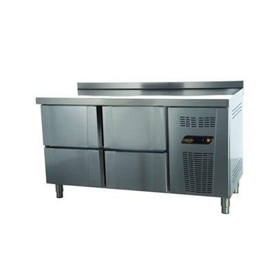 Ndustrio Tezgah Tipi Buzdolabı Gastronorm Seri 4 Çekmeceli TPG-72-4D (TPG-72-4D)