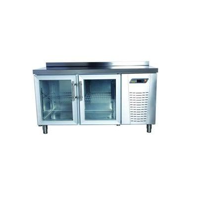 Ndustrio 2 Cam Kapılı Tezgah Tipi Gastronorm Buzdolabı TPG-72-GD (TPG-72-GD)
