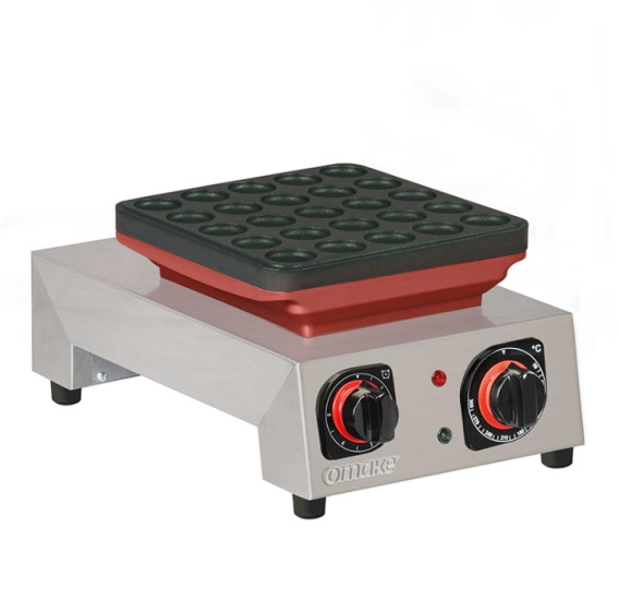 Omake Elektrikli Manuel Top Poffertjes Model Tekli Pankek Makinesi Zamanlayıcılı PFR01.E11.0601.Z5F (PFR01.E11.0601.Z5F)