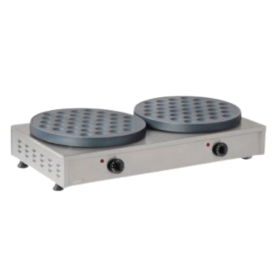 Omake Elektrikli Teflonlu Pankek Makinesi 2’li Elektrikli 28,5kg Omk.PNK04.E21.0037.Z5F (Omk.PNK04.E21.0037.Z5F)