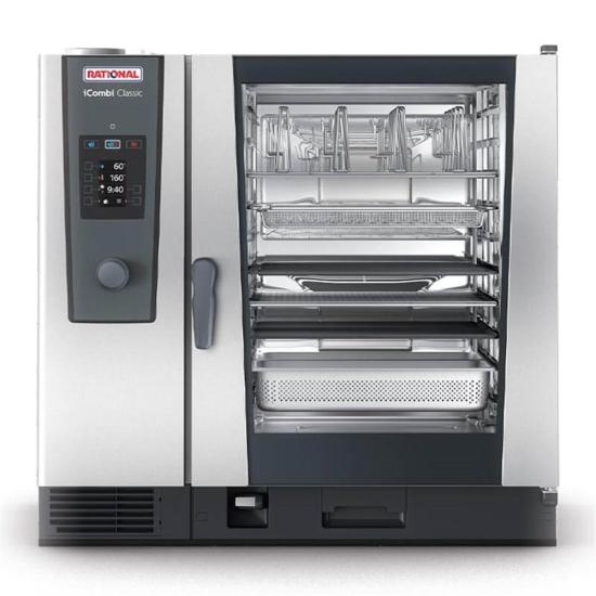 Rational 10 Tepsili Buhar Konveksiyonlu Gazlı Fırın 10x2/1 iCombi Classic ICC102G (ICC102G)