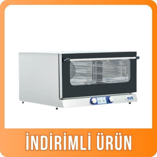 Öztiryakiler 4 Tepsili Konveksiyonlu Pastane Fırını Manuel Elektrikli 60x40cm 7890.60400.4T (7890.60400.4T)