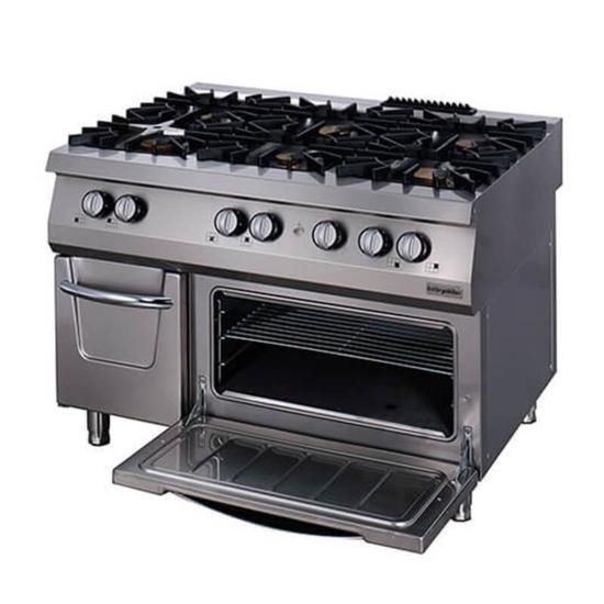 Öztiryakiler Gazlı 6 lı Kuzine 120x90x85 900 Seri 7865.N1.12908.10 (7865.N1.12908.10)