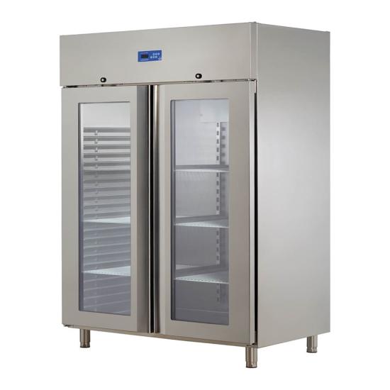 Öztiryakiler GN 1200 NMV Çift Cam Kapılı Dik Tip Buzdolabı 7919.12NMV.01 (7919.12NMV.01)