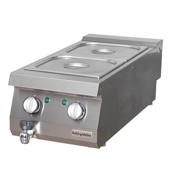 Öztiryakiler Set Üstü Benmari Elektrikli 40x90x30 GN Kaplar Hariç 900 Seri 7854.N1.40903.11 (7854.N1.40903.11)