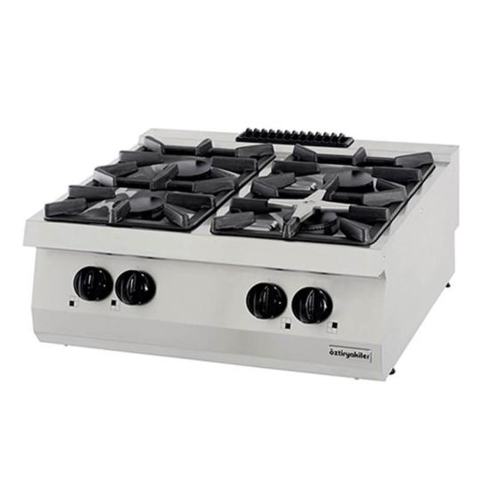 Öztiryakiler Set Üstü Dörtlü Ocak Gazlı 80x70x30 700 Seri (L) 7865.N1.80703.35L (7865.N1.80703.35L)
