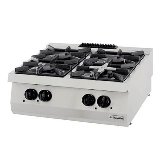 Öztiryakiler Set Üstü Dörtlü Ocak Gazlı 80x70x30 700 Seri (LS) 7865.N1.80703.35LS (7865.N1.80703.35LS)