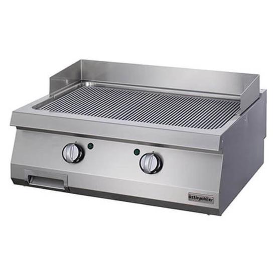 Öztiryakiler Set Üstü Oluklu Pleyt Izgara Elektrikli 80x70x30 700 Seri Krom Kaplı 7864.N1.80703.11C (7864.N1.80703.11C)