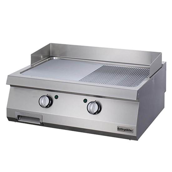 Öztiryakiler Set Üstü Yarı Oluklu Izgara Elektrikli 80x70x30 700 Seri 7864.N1.80703.14 (7864.N1.80703.14)