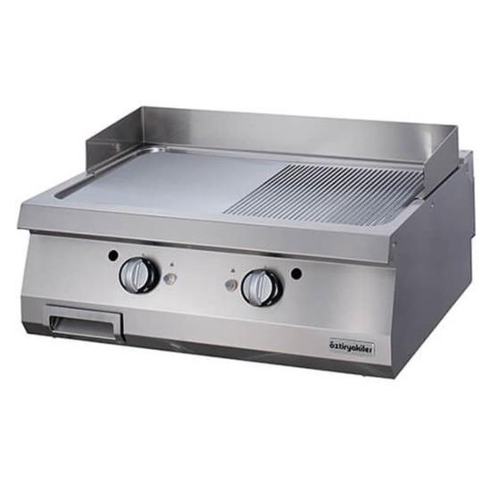 Öztiryakiler Set Üstü Yarı Oluklu Izgara Gazlı 80x70x30 700 Seri Krom Kaplı 7864.N1.80703.16C (7864.N1.80703.16C)