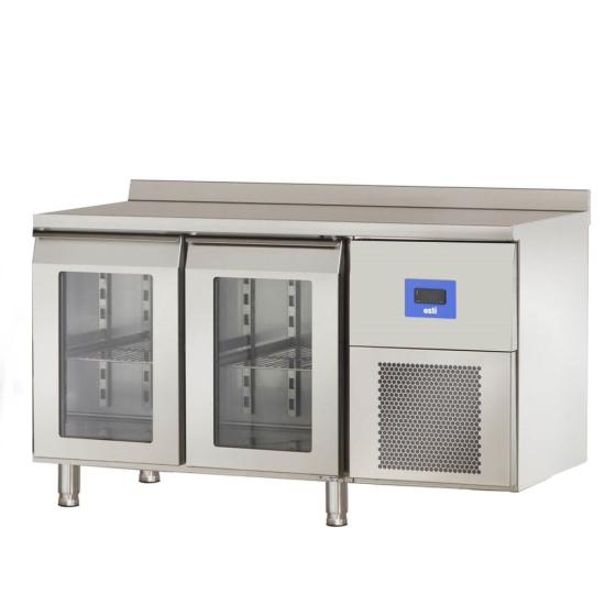 Öztiryakiler TA 260 NMV Çift Cam Kapılı Tezgah Tip Buzdolabı 79E3.26NMV.01 (79E3.26NMV.01)