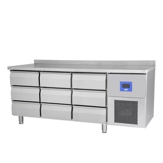 Öztiryakiler TA360 LMV Dokuz Çekmeceli Tezgah Tip Derin Dondurucu 79E3.36LMV.03 (79E3.36LMV.03)