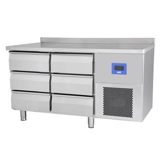 Öztiryakiler TAG 270 LMV Altı Çekmeceli Tezgah Tip Derin Dondurucu 134x70x85 79E3.27LMV.03 (79E3.27LMV.03)