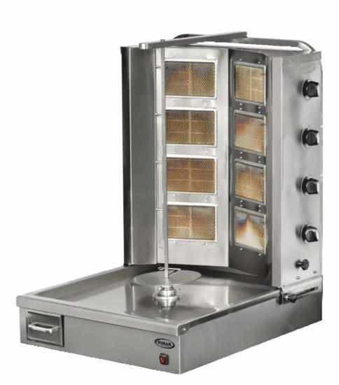 Pimak Alttan Motorlu 4+4 V Döner Ocağı Gazlı LPG ve Ce Belgeli 72x90x110 cm DO1/M077-4V (DO1/M077-4V)