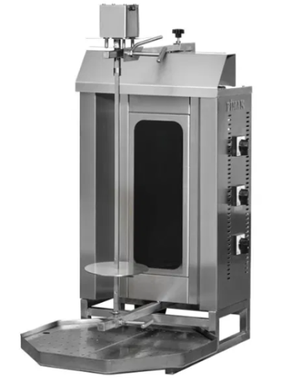 Pimak 3 lü Üstten Motorlu Elektrikli Döner Ocağı 50x70x92 cm M077-3C (M077-3C)