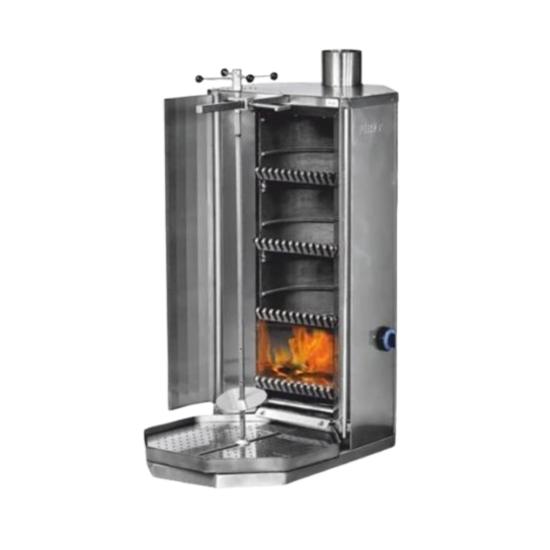 Pimak 4 lü Kömürlü Döner Ocağı 50x76x116 cm M077-K4 (M077-K4)