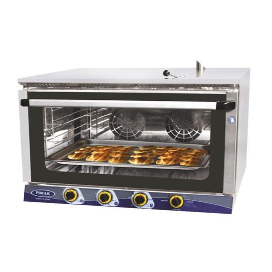 Pimak Elektirikli 4 Tepsili Patisserie Fırın Manuel 80x87x54 cm PTS04-MANUEL (PTS04-MANUEL)