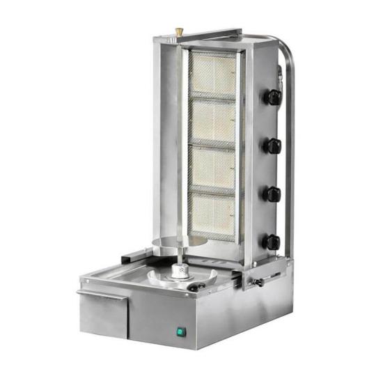 Pimak Alttan Motorlu Döner Ocağı 4 Radyanlı Gazlı LPG Ce Belgeli 50x71x105 cm DO7/M77-(4A) (DO7/M77-(4A))