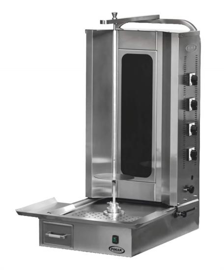 Pimak 4 lü Alttan Motorlu Elektrikli Döner Ocağı 50x71x115 cm M077-4E (M077-4E)