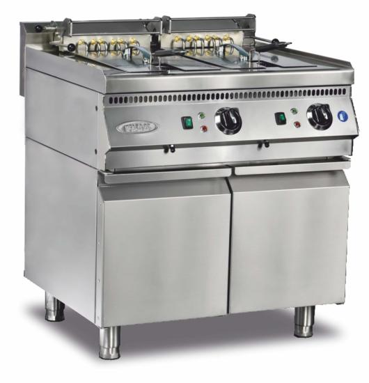 Pimak Elektrikli Fritöz 12+12 Litre 80x70x85 70SDE-M073-1 (70SDE-M073-1)