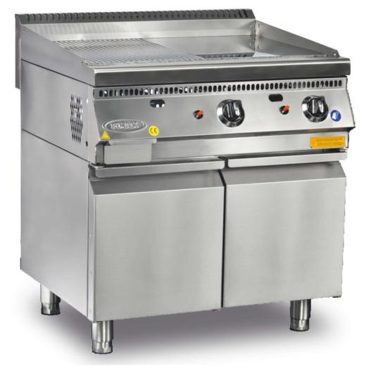 Pimak Gazlı Pleyt Izgara Alt Dolaplı 80x70x85 70SD-M171-2 (IZ1/70SD-M171-2)