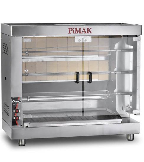Pimak M004-K Piliç Çevirme Makinesi Set Üstü Kollu Model Gazlı 15 Piliç Kapasiteli PI5/M004-K (PI5/M004-K)