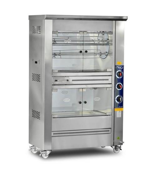 Pimak Elektrikli Piliç Çevirme Makinesi Tamburlu Dinlendirmeli 20 Piliç Kapasiteli M007-E (M007-E)