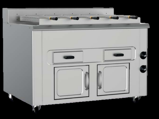 Pimak Yatay Kömürlü 6-2 Kapasiteli Piliç Makinesi KM012X-6S (KM012X-6S)