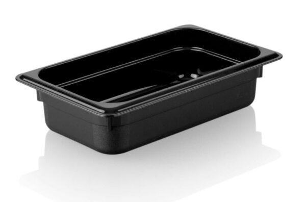 Plastport Kırılmaz Gastronom Küvet – Siyah 1/4-65