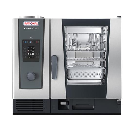 Rational 6 Tepsili Buhar Konveksiyonlu Gazlı Fırın 6x1/1 iCombi Classic ICC61G (ICC61G)