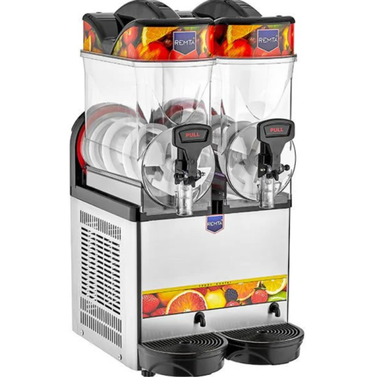 Remta 24 Litre 2’li İce Slush Soğuk İçecek Makinesi ST26 (ST26)