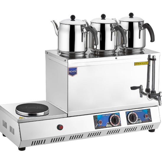 Remta 55 Model 3 Demlikli Çay Ocağı Elektrikli K32 (K32)