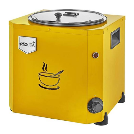 Remta Jumbo 9 Litre Çorba Isıtıcı Sarı CB20 (CB20)