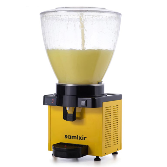 Samixir Panaromik Dijital Soğuk İçecek Dispenseri Fıskiyeli 40 Litre Sarı S40.DY (S40.DY)